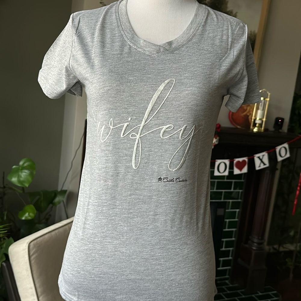 Wifey tshirt v-neck t-shirt
